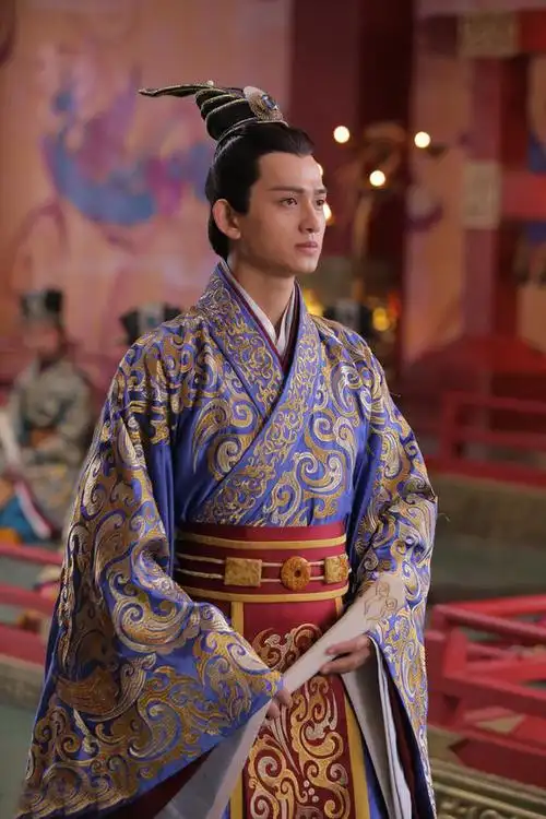 影视古装思美人马可屈原同款古装汉服男古装秦汉皇帝王爷演出服