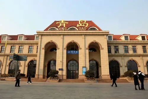 青岛火车站图片