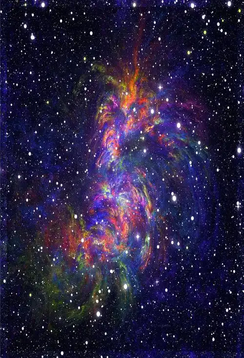 绚烂宇宙美丽星空背景素材