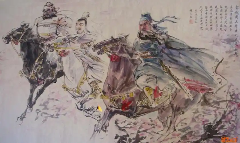 赵太极-作品35 《宴桃园三结义.》作品欣赏