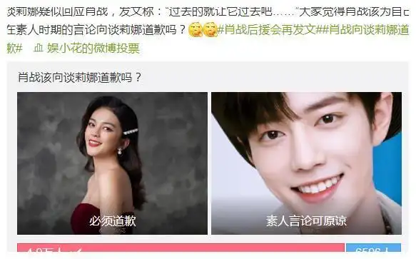 谈莉娜影迷手撕肖战,网友:道个歉就这么难吗