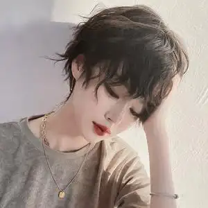 2021假发短发女时尚减龄仿真卷发全头套年自然蓬松新款整顶锡纸烫