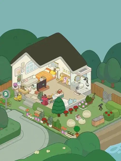 太爱我的小房屋啦