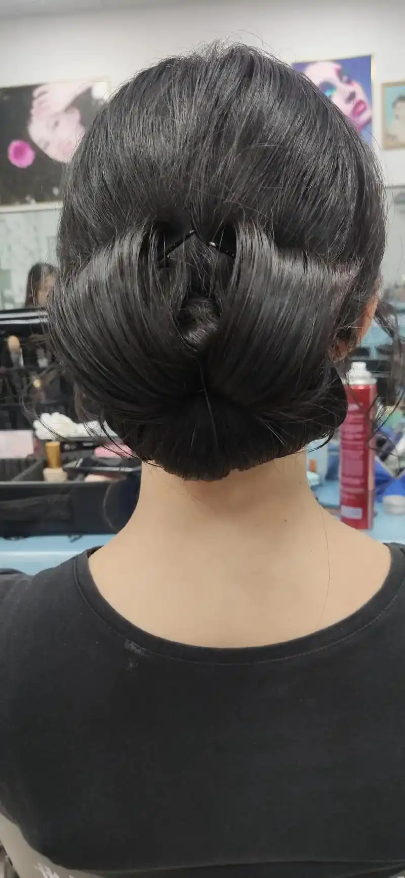 韩式新娘低盘发妆造