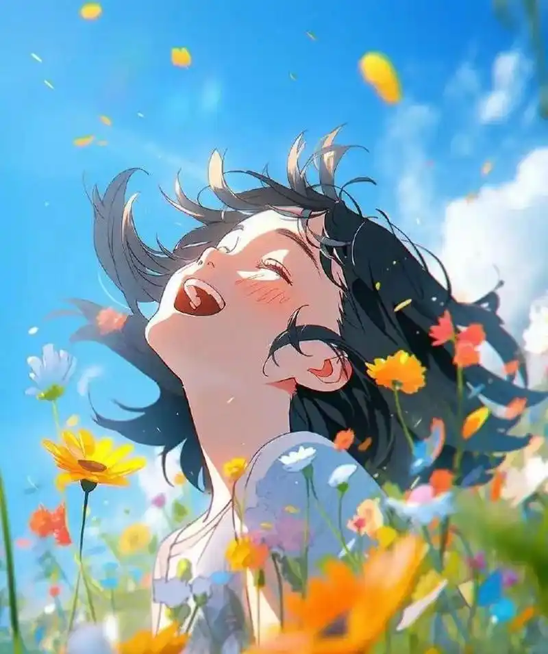 笑容治愈系女生头像