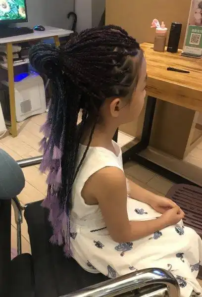 女童编辫子的扎法小女孩编头发图解大全