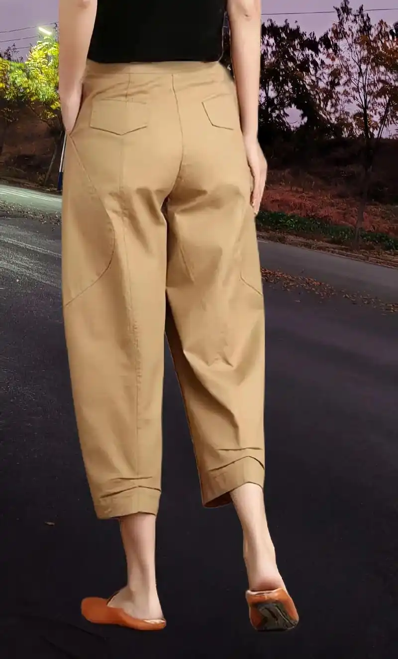 图文种草机 女士们,这款高腰牛仔裤女宽松萝卜裤可真是太时尚 - 兑趑