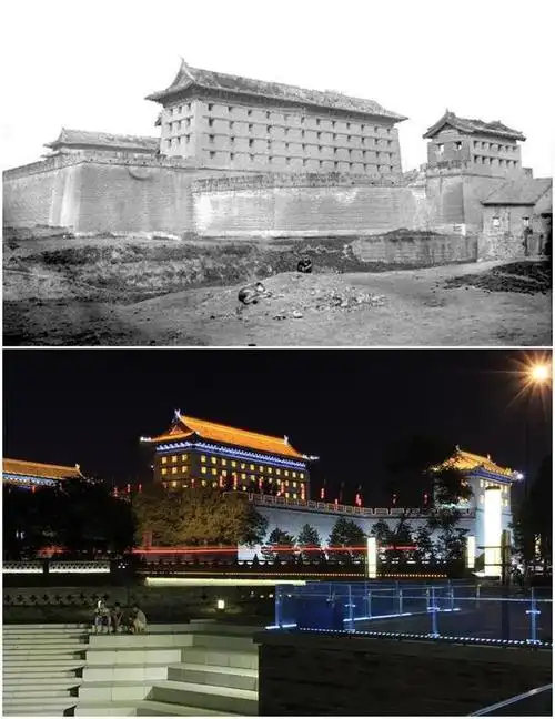 30张过去vs现在的对比照,感受岁月变迁的震撼