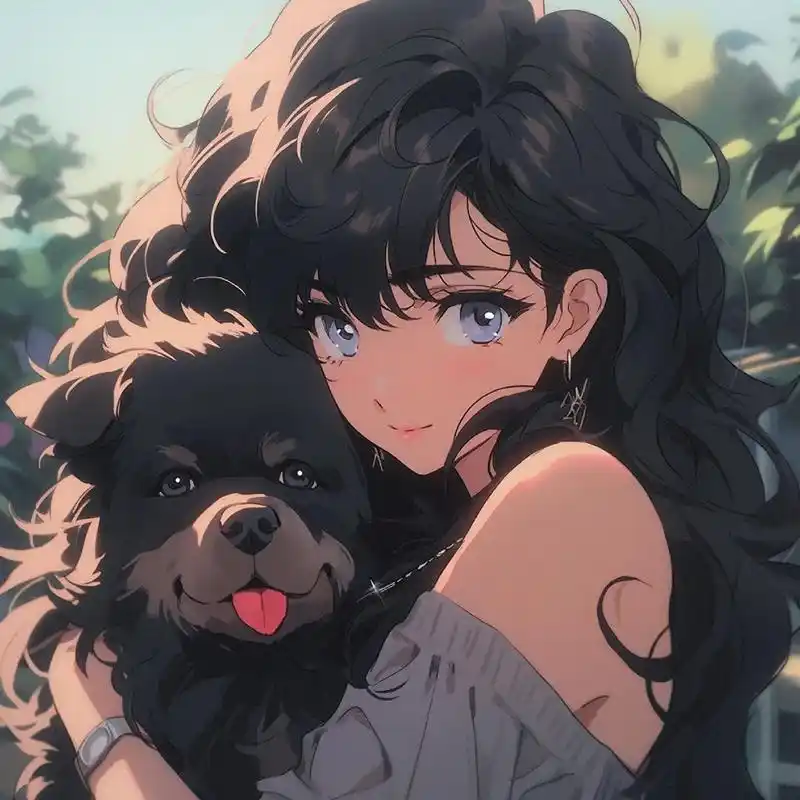 动漫头像-小狗 追你的一定是一只可爱的小狗狗,追我的绝对是一 - 抖音