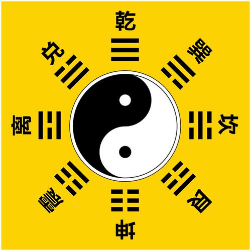 五行八卦图太极太极图图纸图片家中贴画贴纸挂图现代装饰画