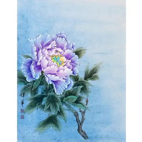 代伟华《工笔牡丹》