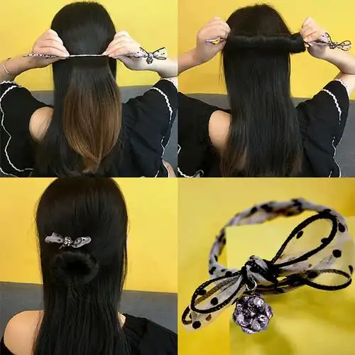 盘发器造型器新款女士盘头发头饰丸子头花苞头蓬松懒人淑女发饰品