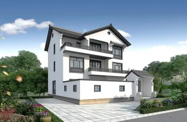 90~120平的别墅设计图纸,中式欧式都有,看看哪款更适合?