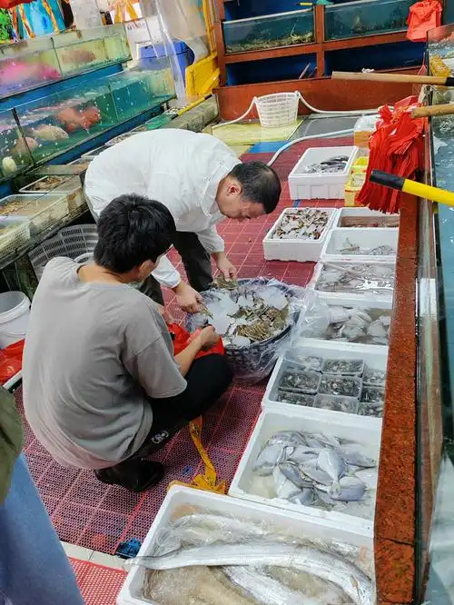 日本核污水排海后常州海产品市场鲜活海产品销售下降但冻品都卖脱销了