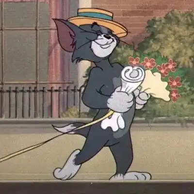 背景图 猫和老鼠 情侣头像