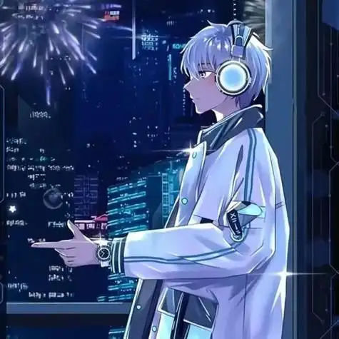 动漫头像男生二次元头像我对我自己讲和了