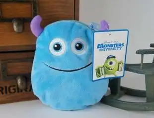 可爱的怪兽大学-毛怪苏利文毛绒伸缩卡包 零钱包 公交卡包 礼物