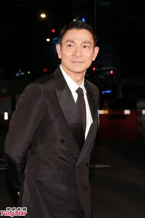 刘德华一袭黑西装亮相 风度翩翩尽显成熟魅力