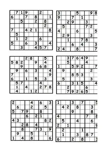 九宫格数独简易版