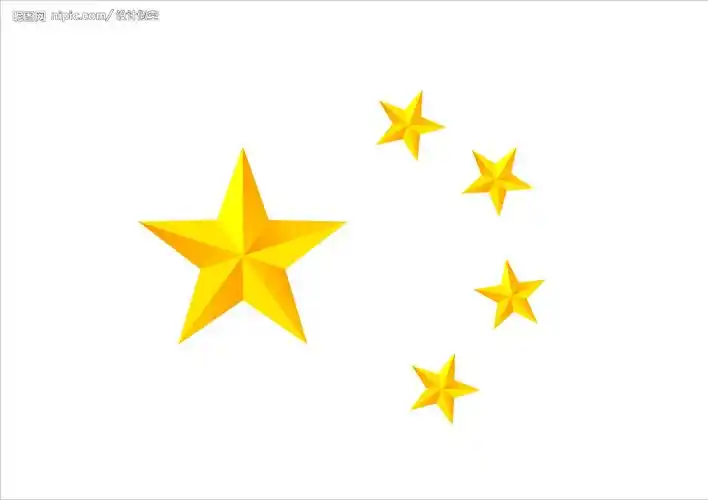 金光闪闪的五角星cdr图片