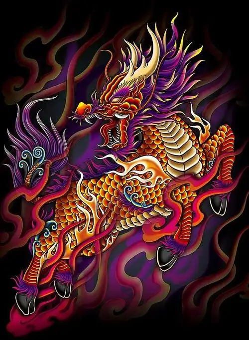 麒麟怎么画神兽?-图片大观-奇异网