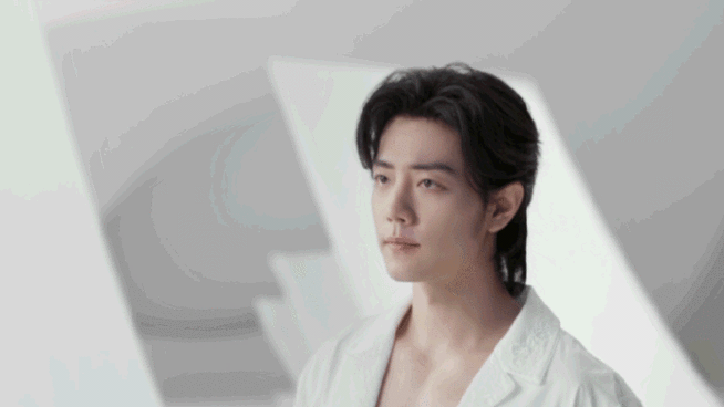 肖战狼尾和白色适配度##肖战最新纯白造型