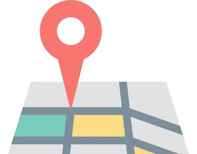 卡通图标地图素材