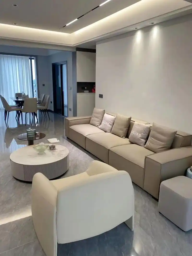 库斯沙发实拍效果图分享#网红沙发 - 抖音