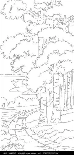 简笔画 手绘 线稿 6001249 竖版 竖屏