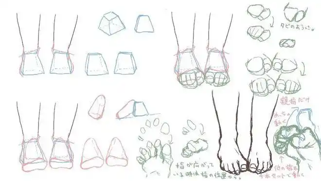 脚丫子怎么画好看画脚的3个步骤的练习方法