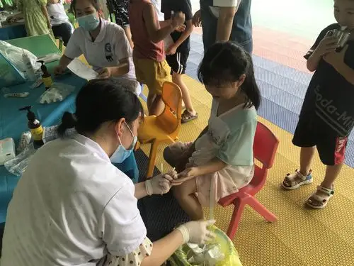 对河国学幼儿园2020年春学期六一体检(大班)