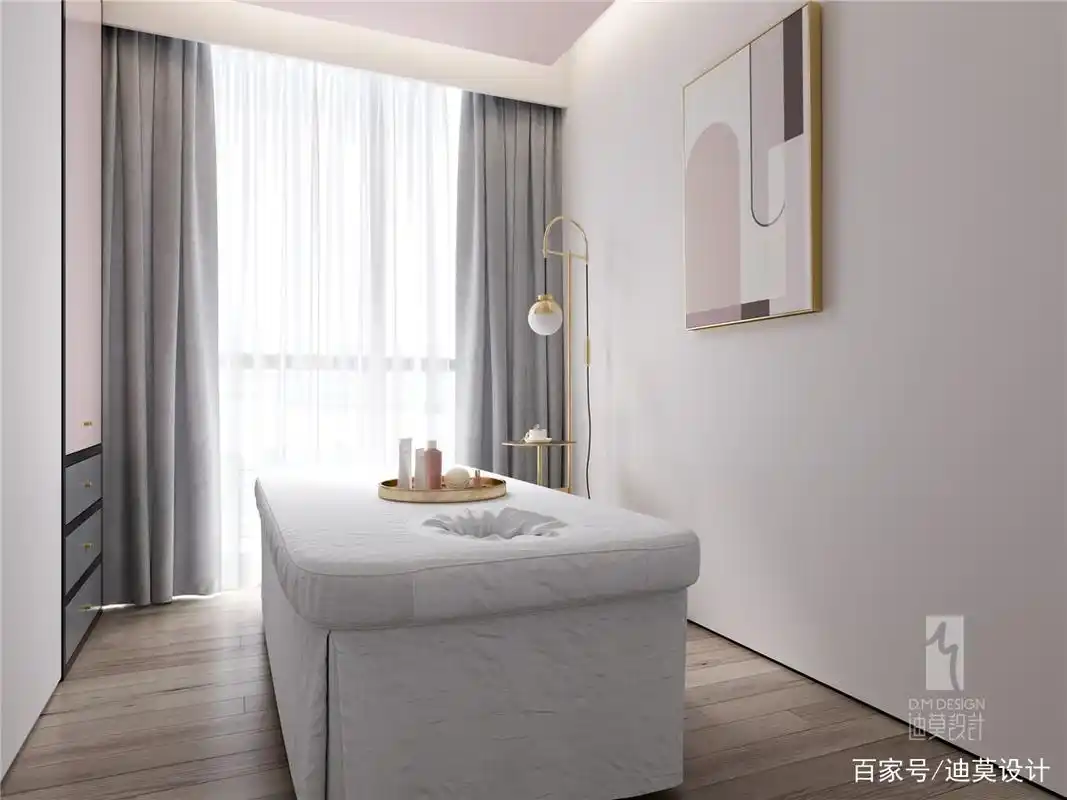 「美容院设计」时尚现代风美容院装修设计效果图