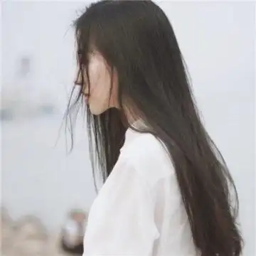 女生头像侧颜长发_头像图片_扣扣乐园
