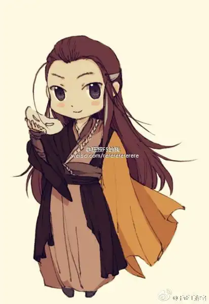 神雕侠侣杨过q版简笔画