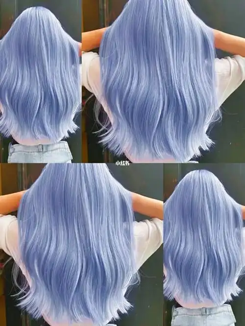 夏天天花板发色来了梦幻冰蓝色