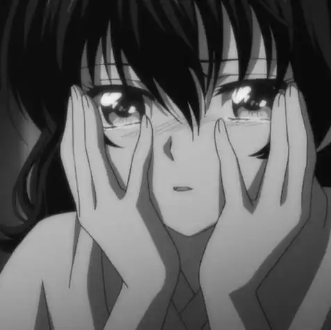 伤感动漫黑白女生头像带字 动漫头像图片大全 -【爱个性】