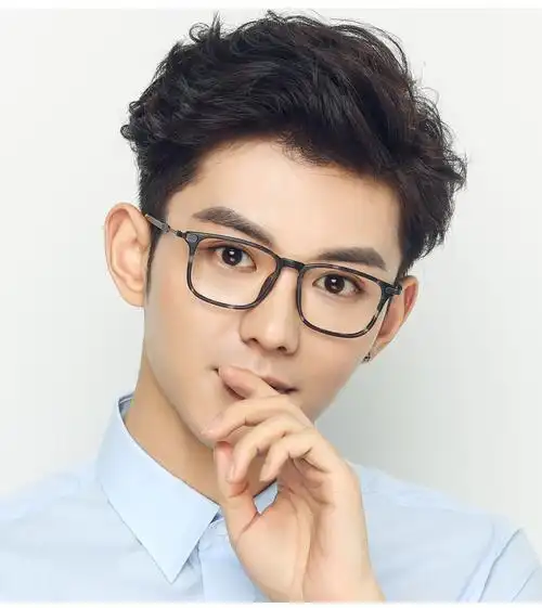 复古眼镜框男超轻成品近视眼镜男大脸防蓝光平光可配变色镜眼睛架