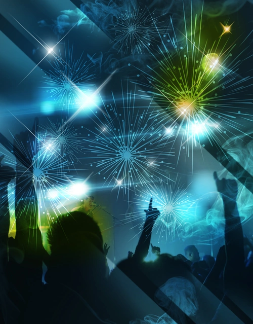 电子音乐会派对宣传海报背景