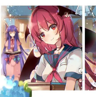 小恶魔,帕秋莉——东方project——p站:80188714 | 画师:kirero★例大