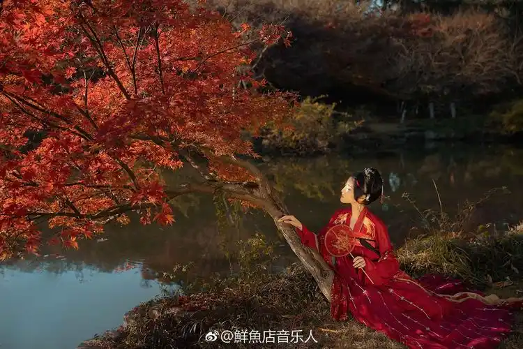 一林枫叶堕愁红.归去暮烟深处,听疏钟