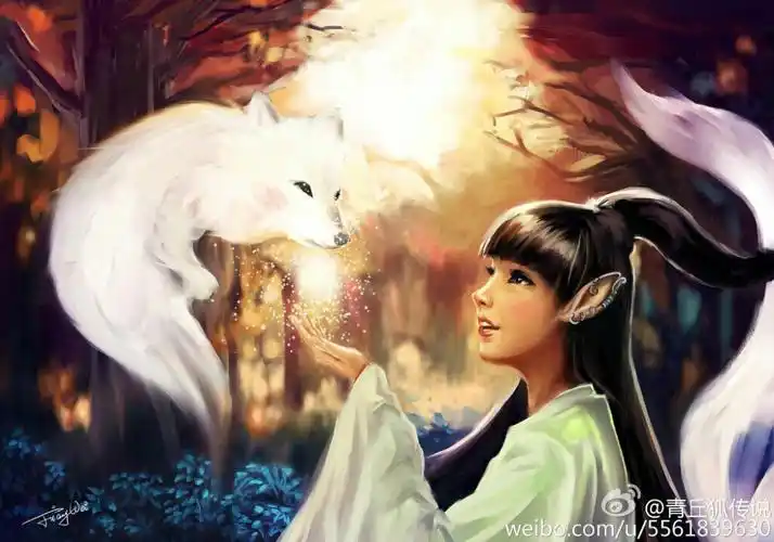 青丘狐传说婴宁小彩旗