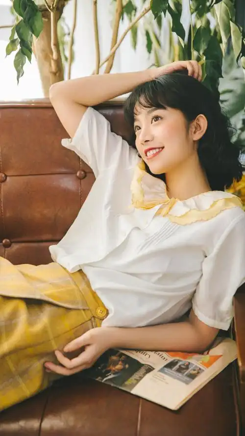 清新美女元气写真图片手机壁纸