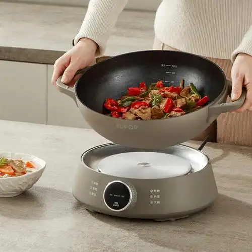 苏泊尔电炒锅多功能电火锅家用电煮锅一体式电炒菜锅蒸锅不粘电锅