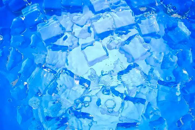 蓝色,冰,蓝色背景,冰块,淡水_高清图片_全景视觉