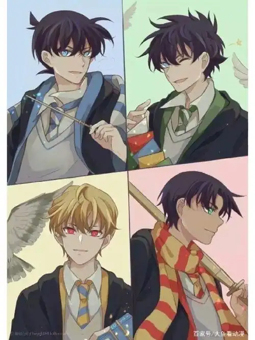 名侦探柯南里面的四大美男.