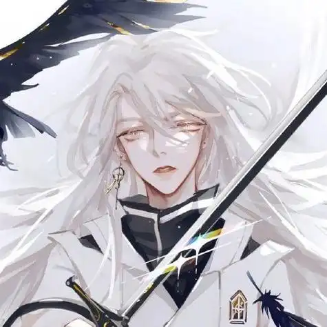 古风头像男生冷艳霸气白发 霸气头像图片大全 -【爱个性】