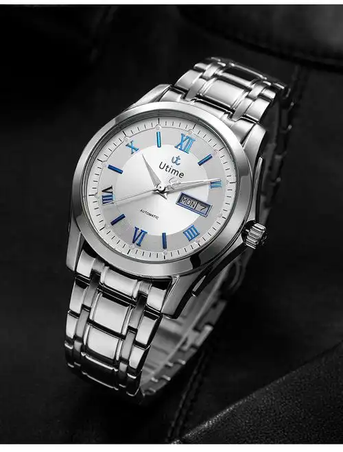 utime手表男士奢侈品牌自动机械小型豪华机械表5atm腕表u0019g