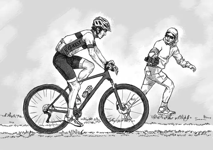 《山风骑路》骑行主题漫画