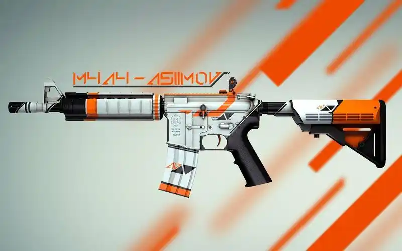 csgo经典武器m4a4二西莫夫高清模型欣赏清晰度完胜cf