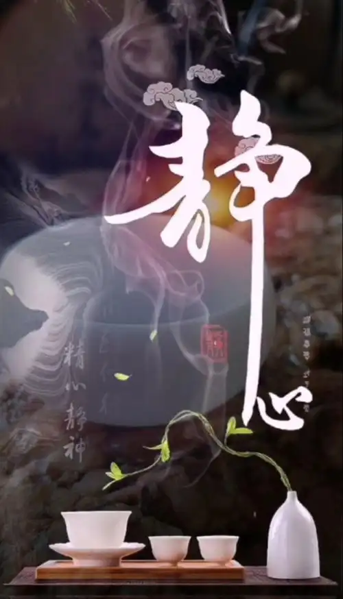 静心静神,内经修行,禅茶一味,宁静致远,好运连连!